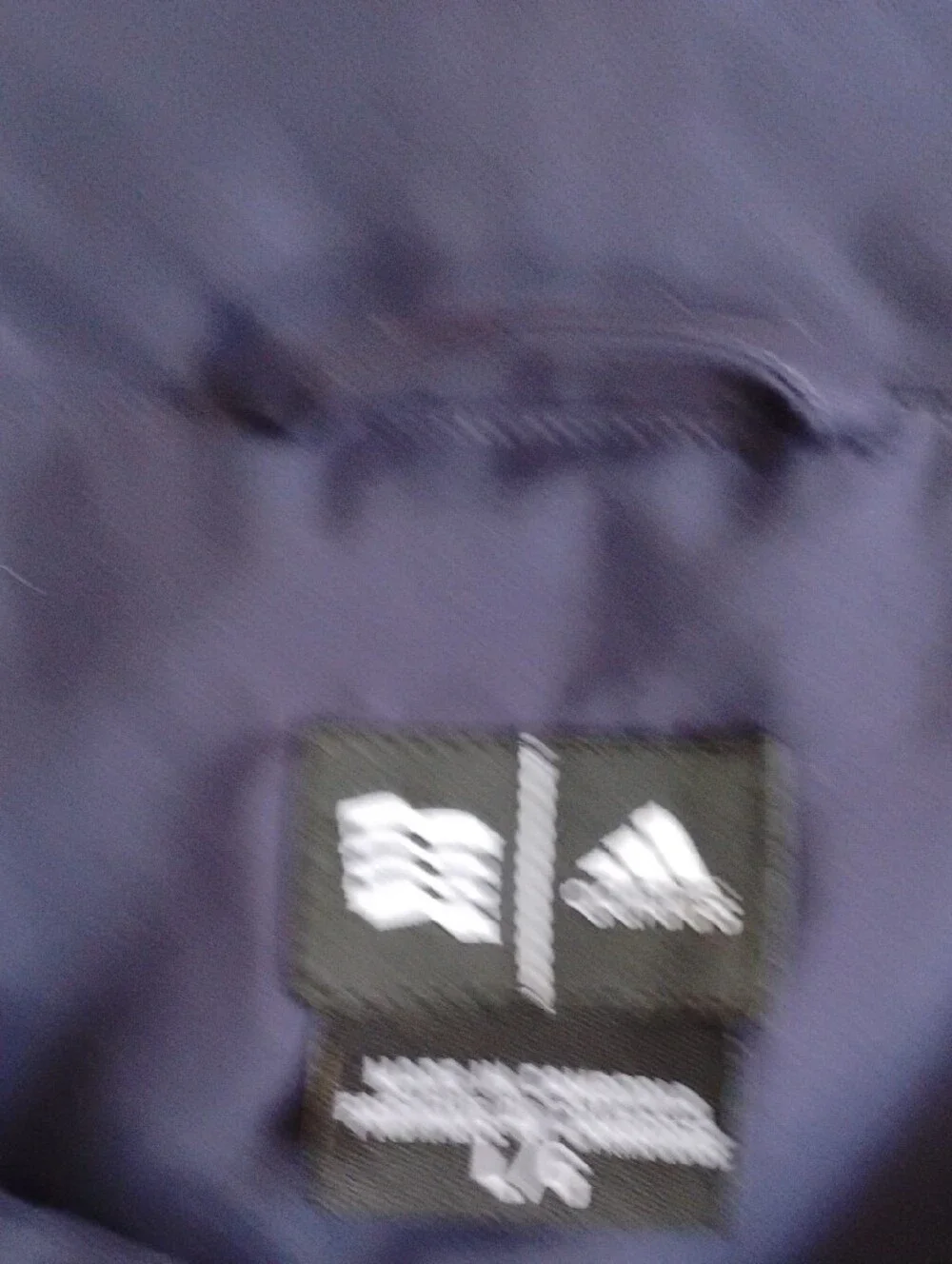 Men's L adidas Navy Half-Zip Windbreaker Jacket